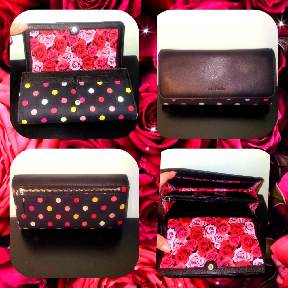 Vera Bradley Audrey Wallet in Havana Rose